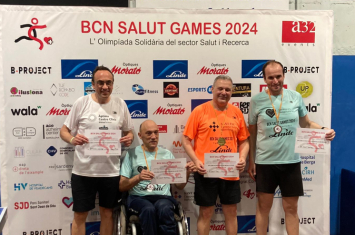 Áptima Centro Clínico participa en la 7ª olimpiada solidaria de Salut BCN Salut Games