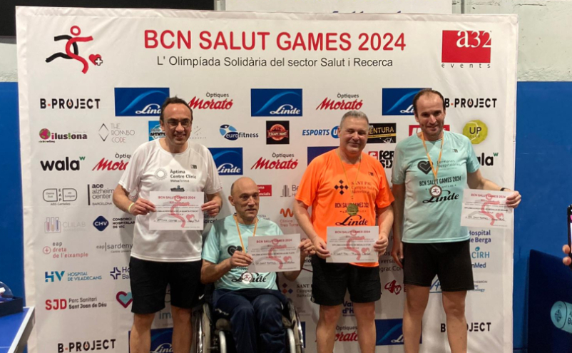 Áptima Centro Clínico participa en la 7ª olimpiada solidaria de Salut BCN Salut Games